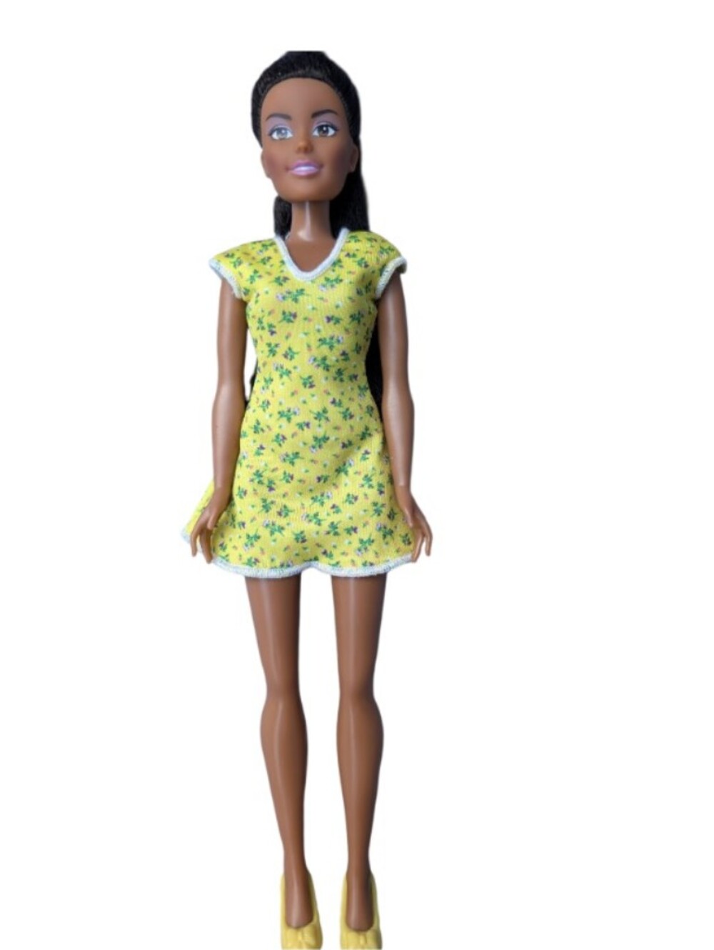5 For $25 🩷 African American Fashionista Barbie W/ Yellow Dress & Shoes